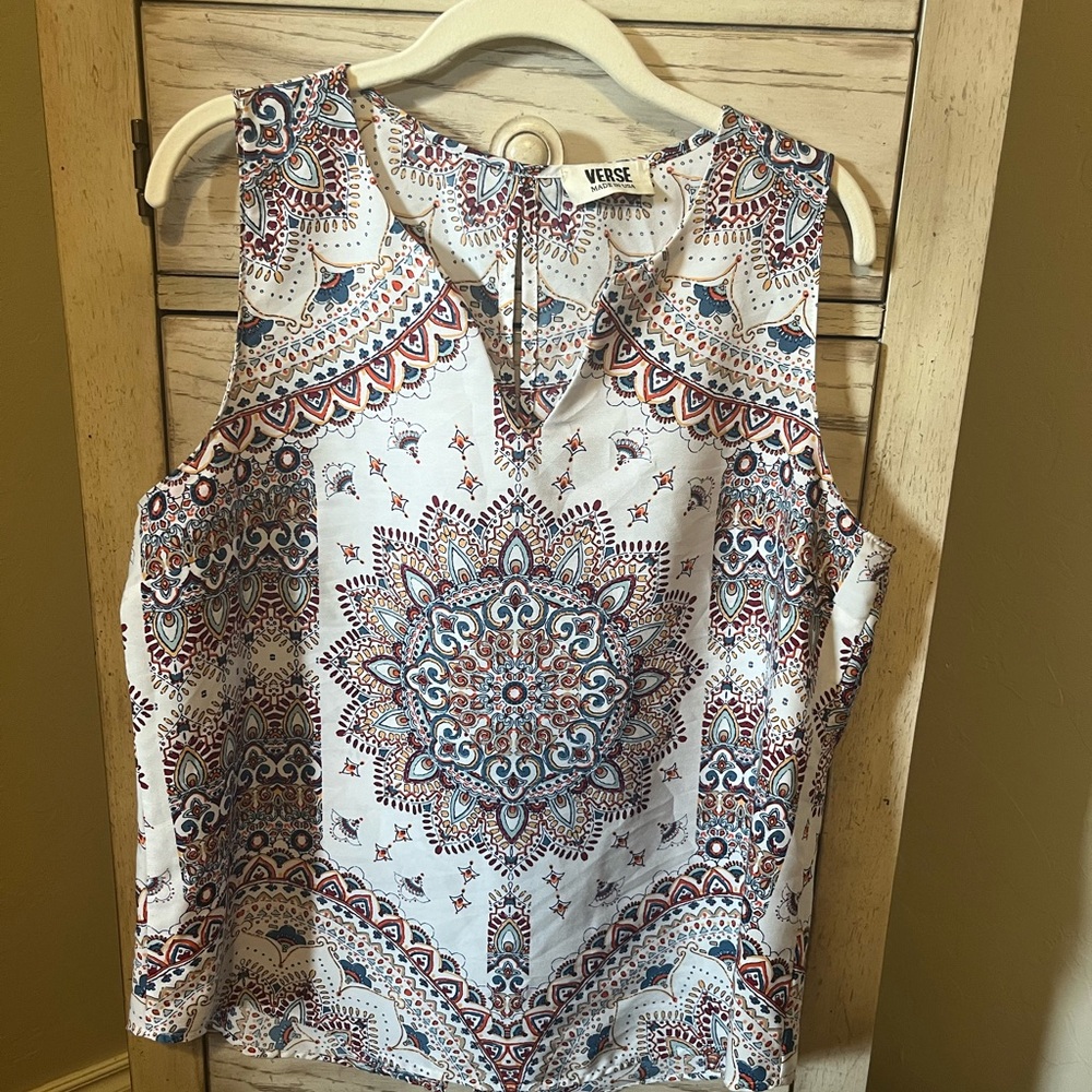 Verse Women's Print Sleeveless Top